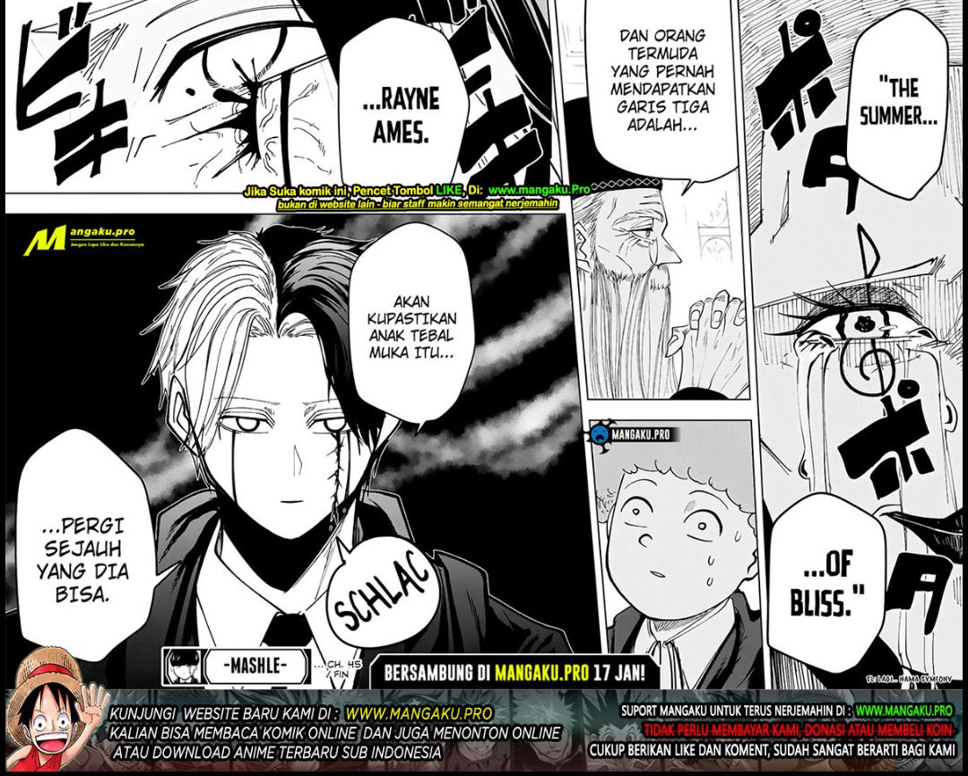 Mashle: Magic and Muscles chapter 45